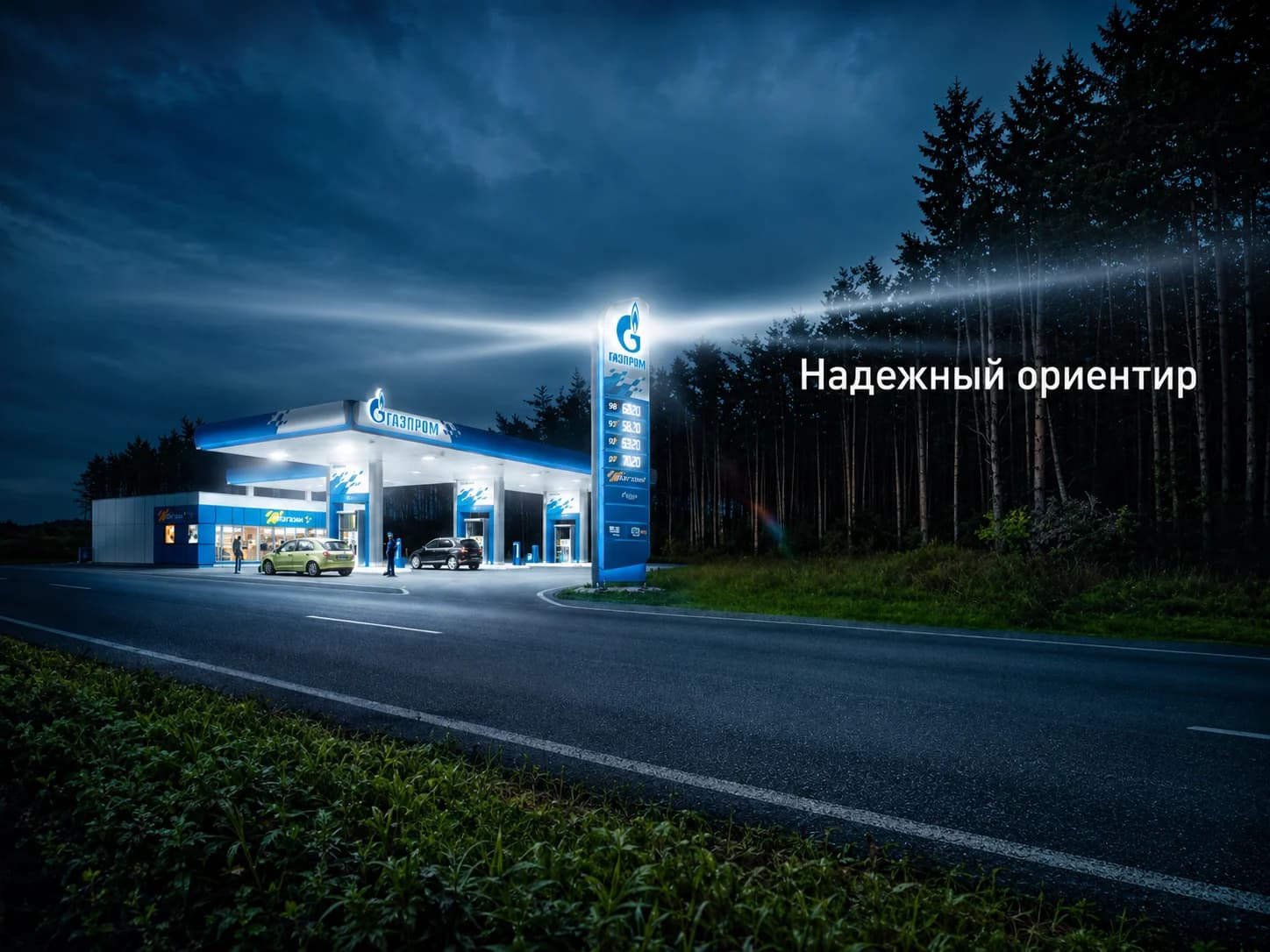 АЗС Газпромнефть - slide 1